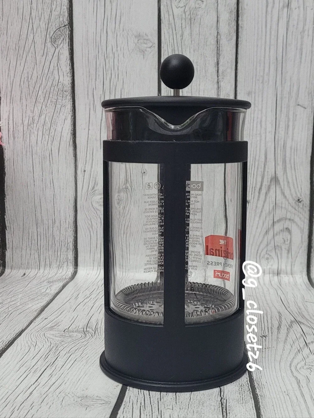 Bodum Black French Press Coffee Maker